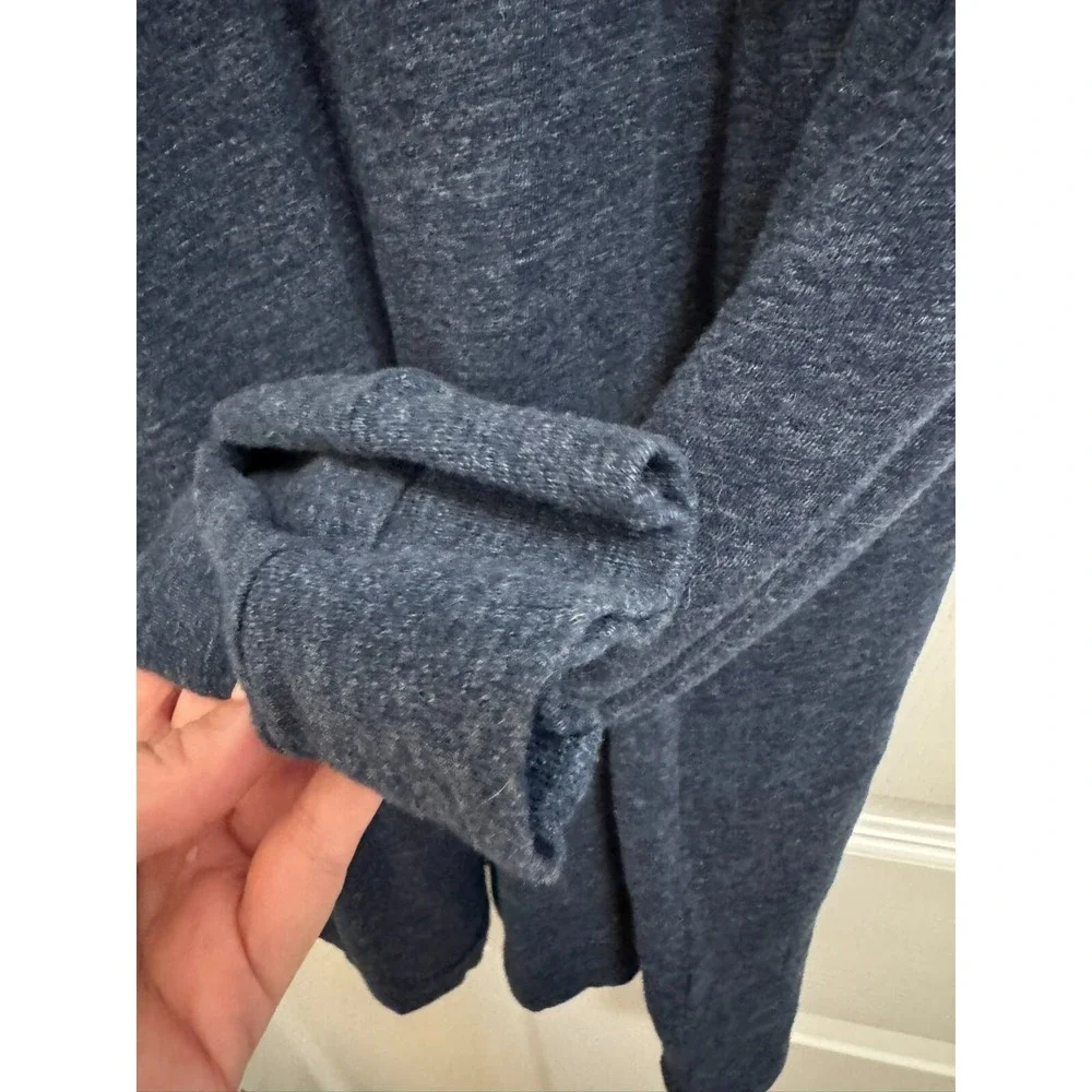 POLO RALPH‎ LAUREN CREW T-SHIRT 2XL NAVY BLUE LONG SLEEVE White PONY